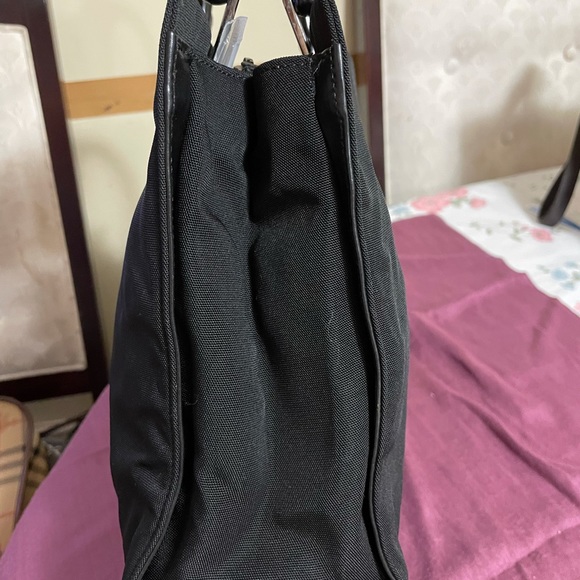 SOLD❤️Authentic Gucci Bamboo  Nylon Bag - Picture 4 of 12